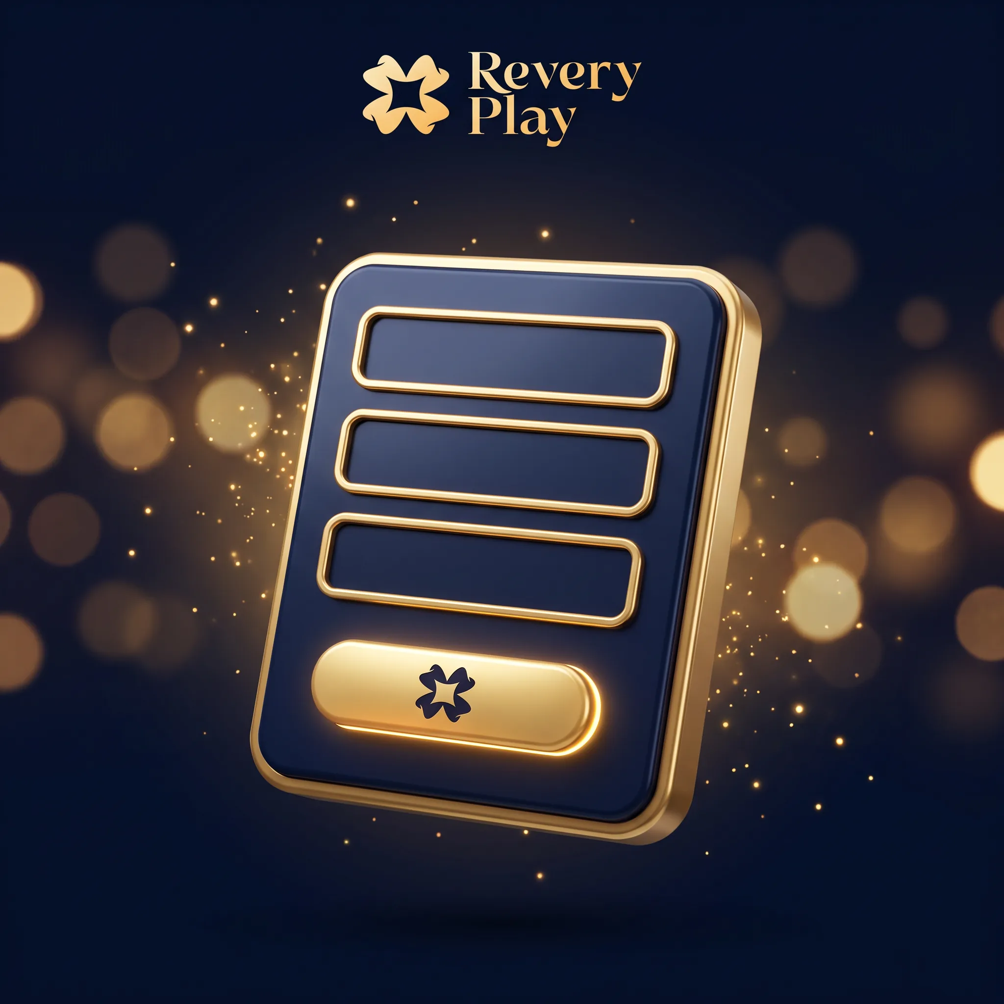 Revery Play: Registrierung im Gold Lounge Design